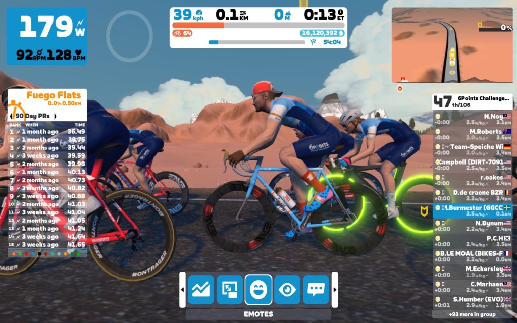 6Points Challenges Group Thursday Training Ride&nbsp;04-01-2024